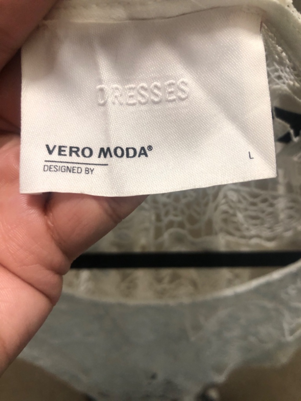 Vero Moda white and black Dress size L - Picture 5 of 5